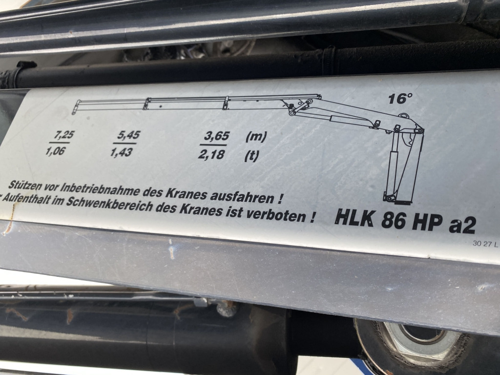 Mercedes-Benz 1224 L Atego / MKG-Faltkran - Camión caja abierta, Camión grúa: foto 5 Mercedes-Benz 1224 L Atego / MKG-Faltkran - Camión caja abierta, Camión grúa: foto 5