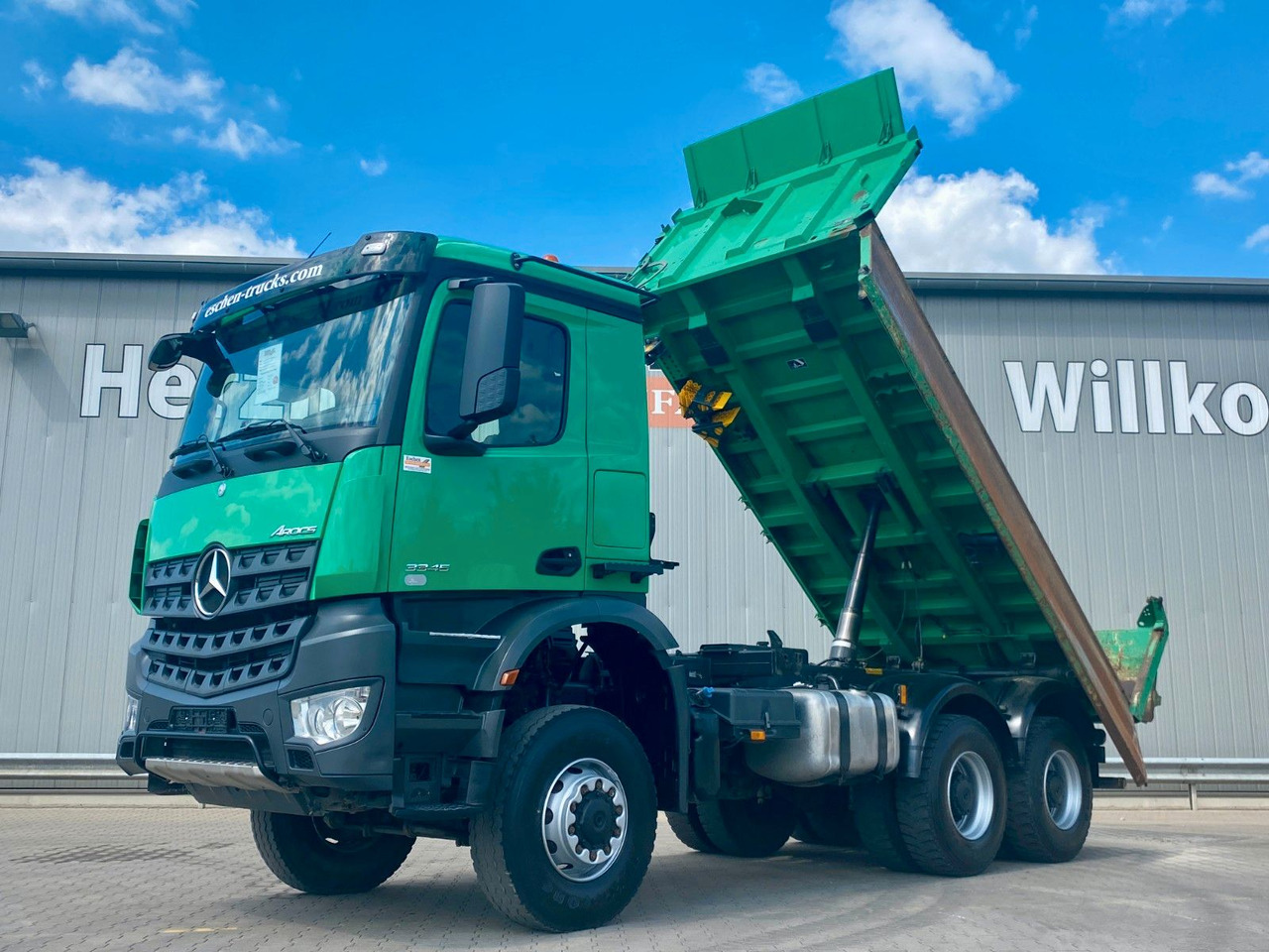 Mercedes-Benz 3345 Arocs 6x6 | MEILLER*Bordmatik*AHK*Blatt*AC - Camión volquete: foto 1 Mercedes-Benz 3345 Arocs 6x6 | MEILLER*Bordmatik*AHK*Blatt*AC - Camión volquete: foto 1
