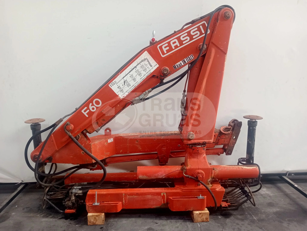 Grúa hidráulica Fassi F60.21 - Grúa para camión: foto 2 Grúa hidráulica Fassi F60.21 - Grúa para camión: foto 2