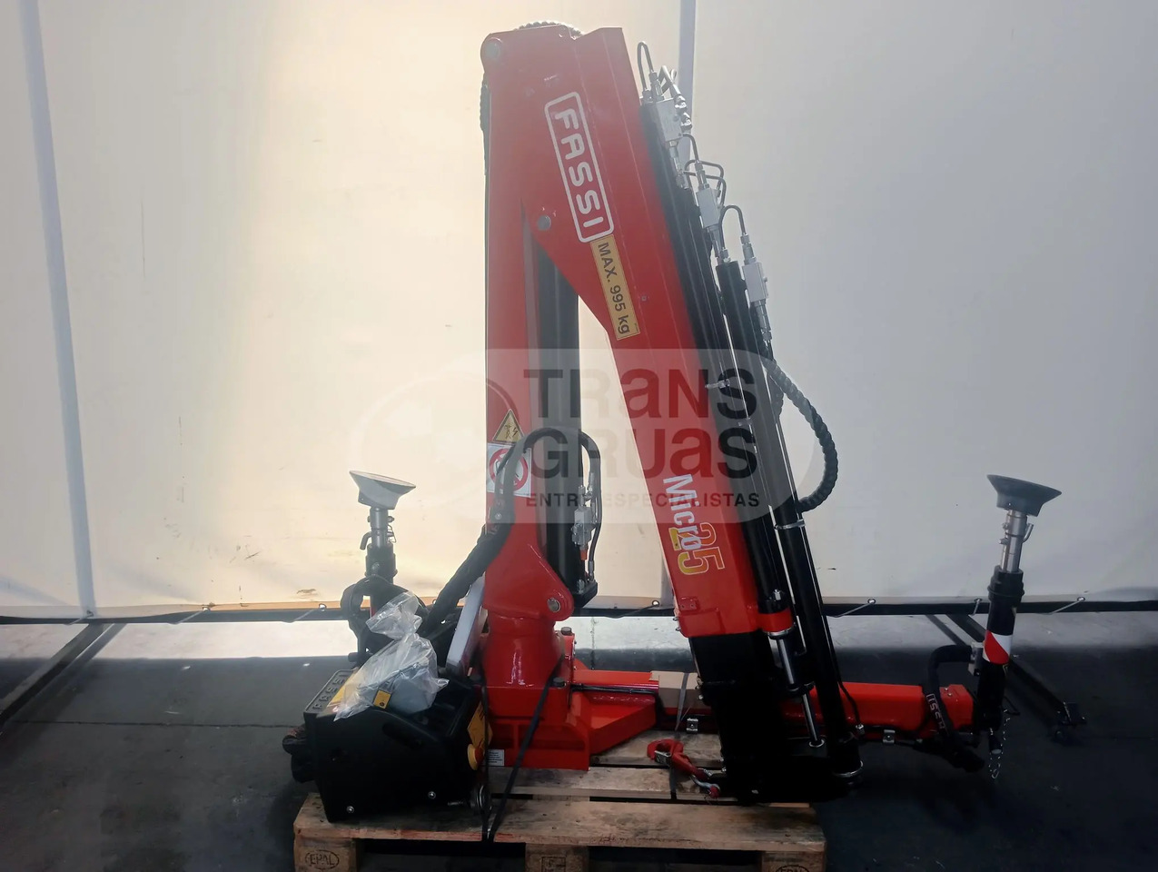 Grúa hidráulica Fassi micro M25A.13 Seminueva - Grúa para camión: foto 4 Grúa hidráulica Fassi micro M25A.13 Seminueva - Grúa para camión: foto 4