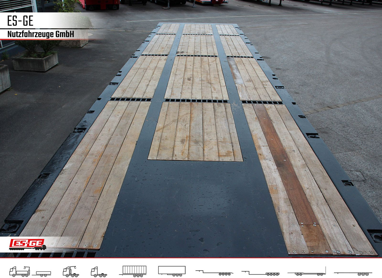 Semirremolque plataforma/ Caja abierta ES-GE 2-Achs-Sattelanhänger: foto 8