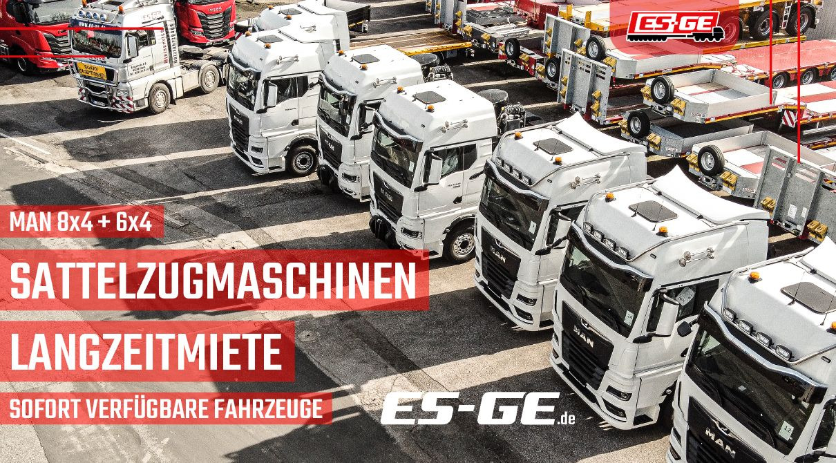 ES-GE 3-Achs-Ballastauflieger - Semirremolque plataforma/ Caja abierta: foto 2 ES-GE 3-Achs-Ballastauflieger - Semirremolque plataforma/ Caja abierta: foto 2