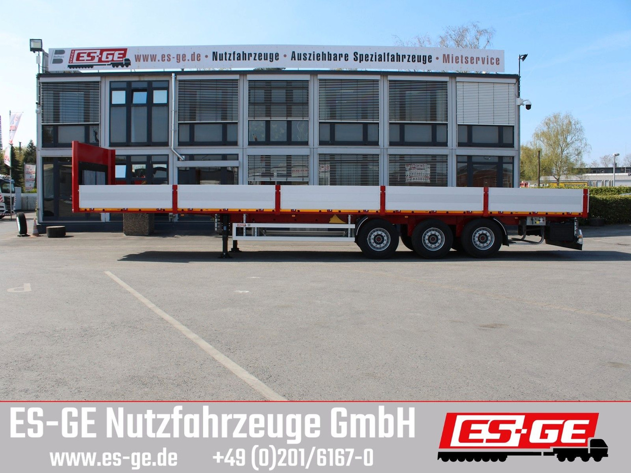 ES-GE 3-Achs Sattelanhänger -Bordwände - Semirremolque plataforma/ Caja abierta: foto 2 ES-GE 3-Achs Sattelanhänger -Bordwände - Semirremolque plataforma/ Caja abierta: foto 2