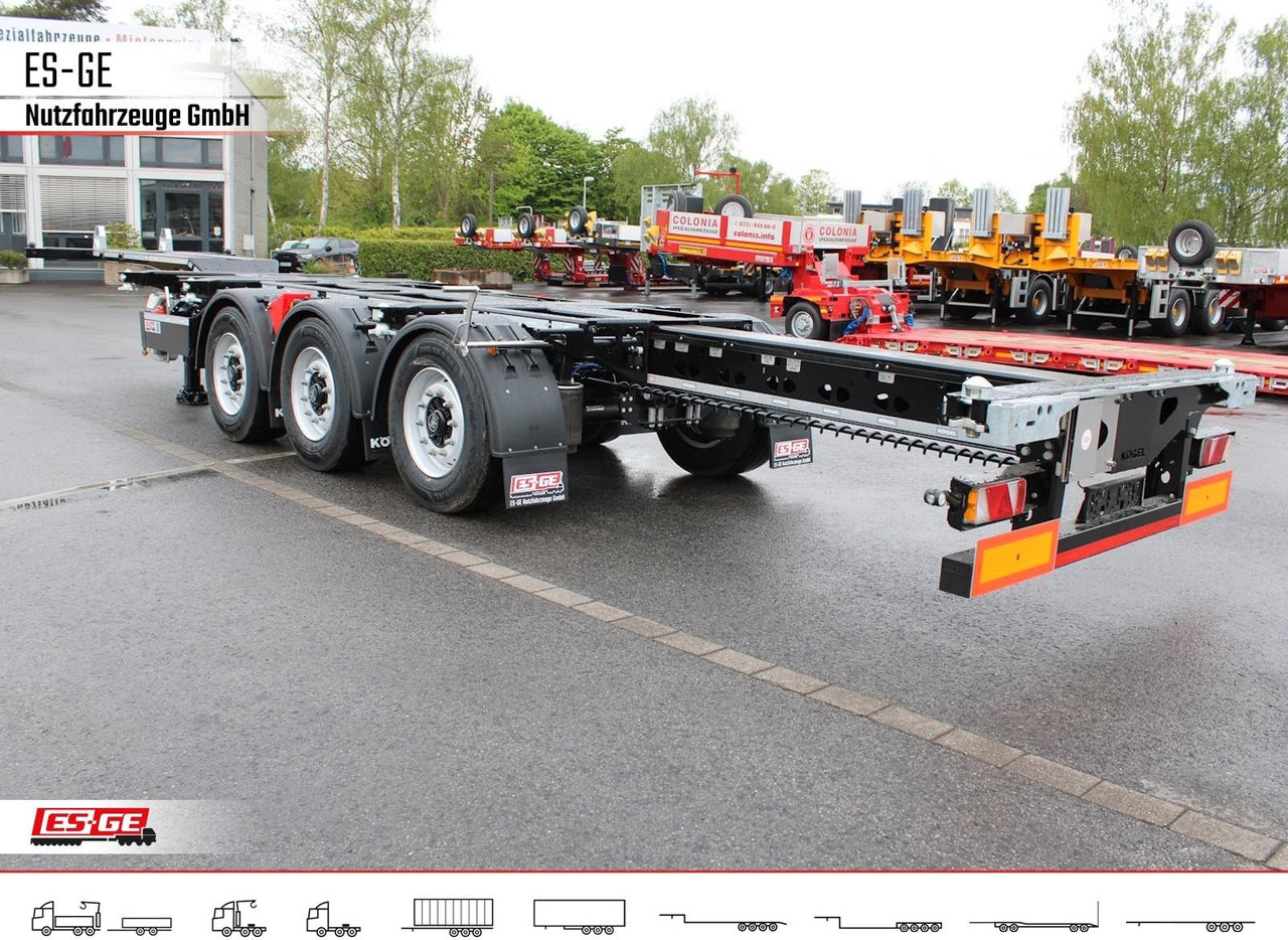 Kögel PORT 45 TRIPLEX Containerchassis - Semirremolque portacontenedore/ Intercambiable: foto 4 Kögel PORT 45 TRIPLEX Containerchassis - Semirremolque portacontenedore/ Intercambiable: foto 4