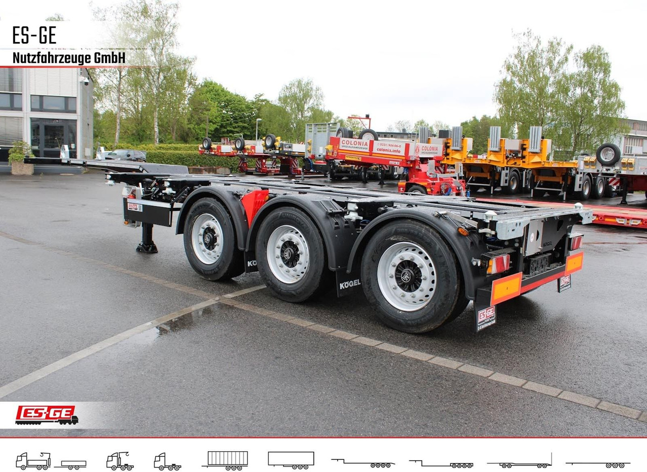 Kögel PORT 45 TRIPLEX Containerchassis - Semirremolque portacontenedore/ Intercambiable: foto 1 Kögel PORT 45 TRIPLEX Containerchassis - Semirremolque portacontenedore/ Intercambiable: foto 1