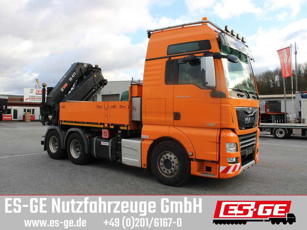MAN TGX 26.540 + HIABV-Ladekran 477E-4 HIPRO - Camión caja abierta, Camión grúa: foto 3 MAN TGX 26.540 + HIABV-Ladekran 477E-4 HIPRO - Camión caja abierta, Camión grúa: foto 3