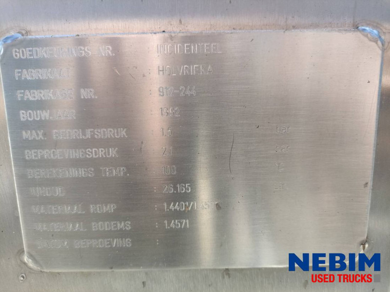 Burg BPO 12-27 Z - Tank 26.165 Ltr - Semirremolque cisterna: foto 5 Burg BPO 12-27 Z - Tank 26.165 Ltr - Semirremolque cisterna: foto 5