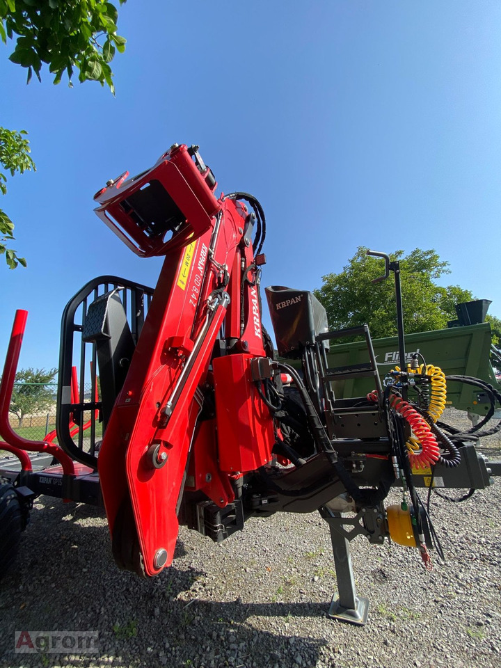 Remolque forestal nuevo Krpan GP 15 D + 8,4Z Kran: foto 6