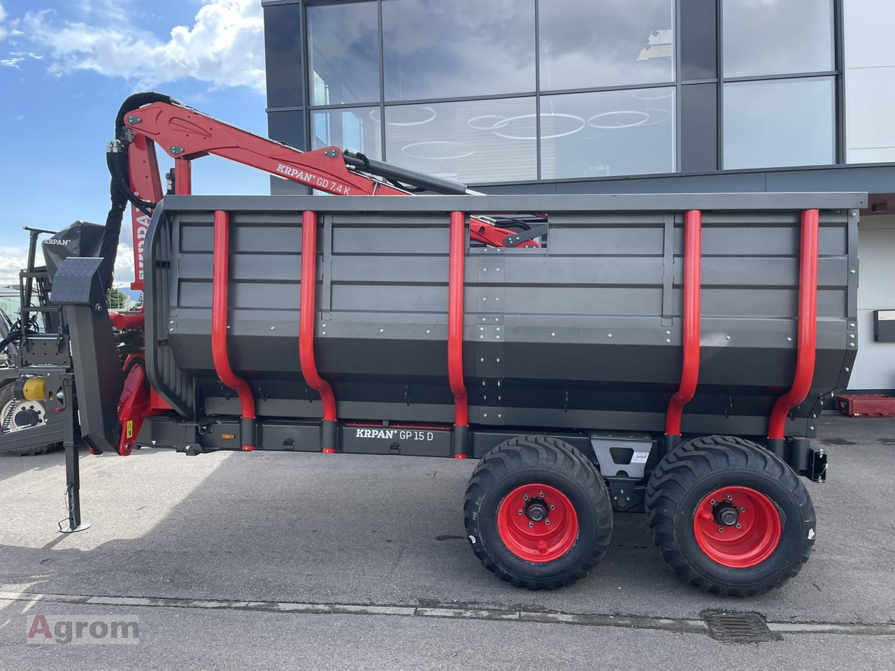 Krpan GP 15 D + Kran 7,4 K - Remolque forestal: foto 3 Krpan GP 15 D + Kran 7,4 K - Remolque forestal: foto 3