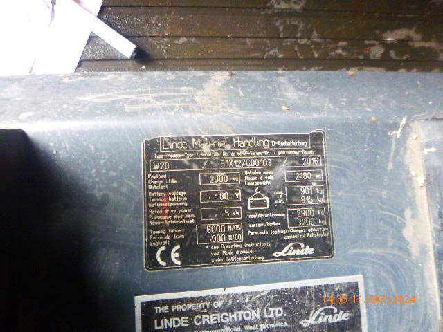 LINDE W20 2022 BATTERY!!! - Remolcadora: foto 2 LINDE W20 2022 BATTERY!!! - Remolcadora: foto 2