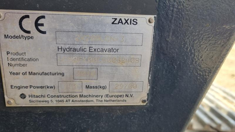 Hitachi ZX280 - Excavadora de cadenas: foto 5 Hitachi ZX280 - Excavadora de cadenas: foto 5