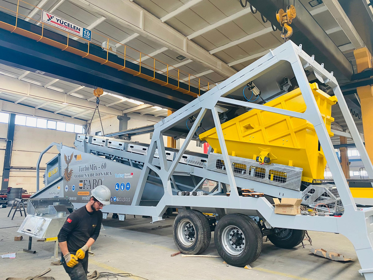 Planta de hormigón nuevo FABO mobile concrete batching plant: foto 16