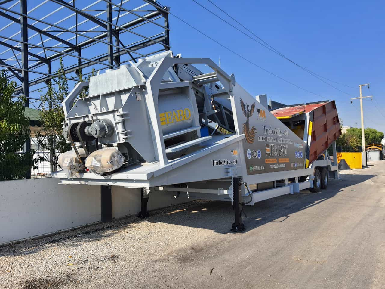 Planta de hormigón nuevo FABO mobile concrete batching plant: foto 47
