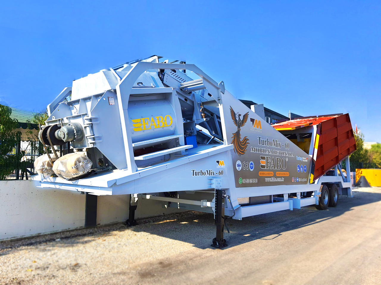 Planta de hormigón nuevo FABO mobile concrete batching plant: foto 13