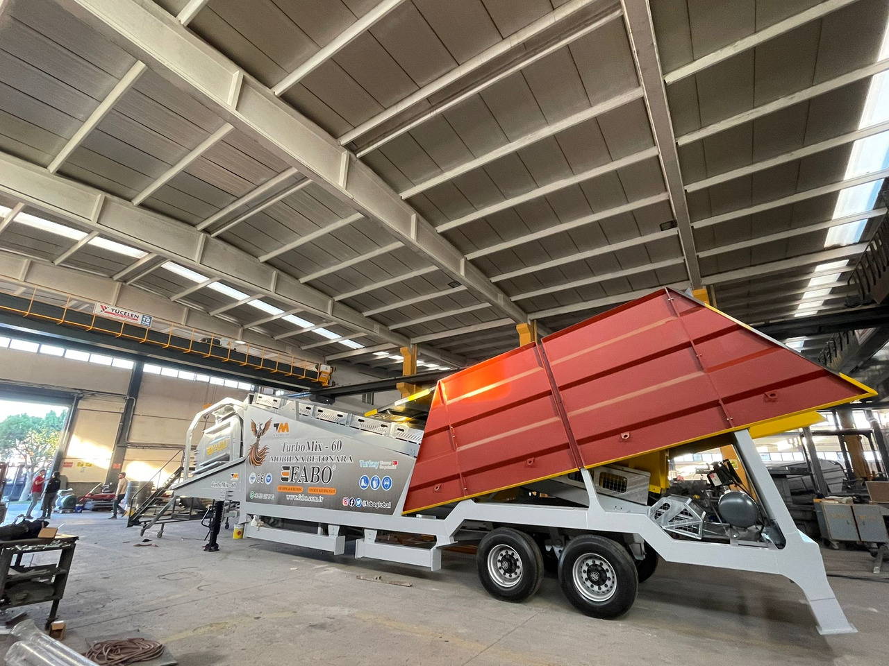 Planta de hormigón nuevo FABO mobile concrete batching plant: foto 32