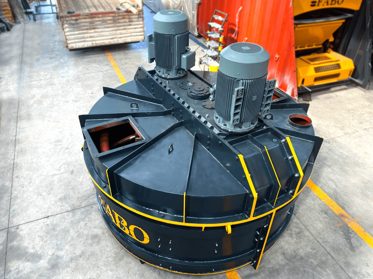 FABO twin shaft mixer - Hormigonera: foto 3 FABO twin shaft mixer - Hormigonera: foto 3