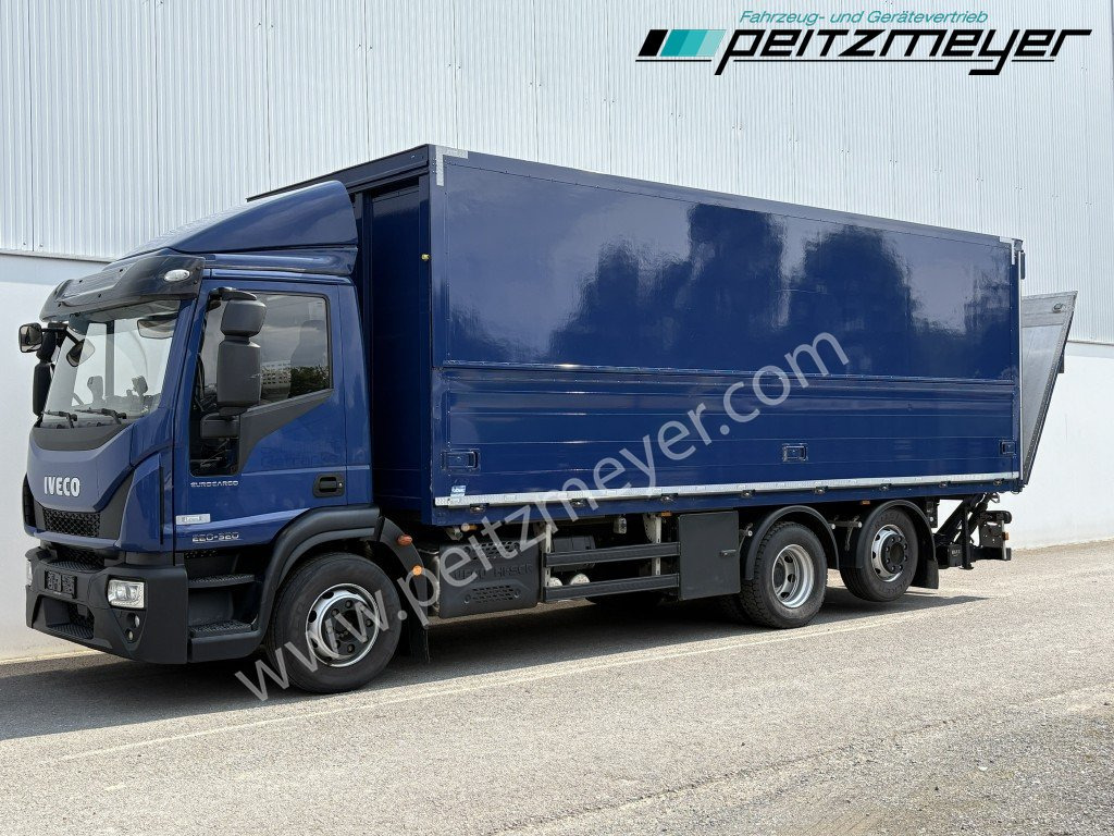 Iveco Eurocargo 220E32 6x2, Klima, 2x AHK, LBW, Böse - Camión transporte de bebidas: foto 1 Iveco Eurocargo 220E32 6x2, Klima, 2x AHK, LBW, Böse - Camión transporte de bebidas: foto 1
