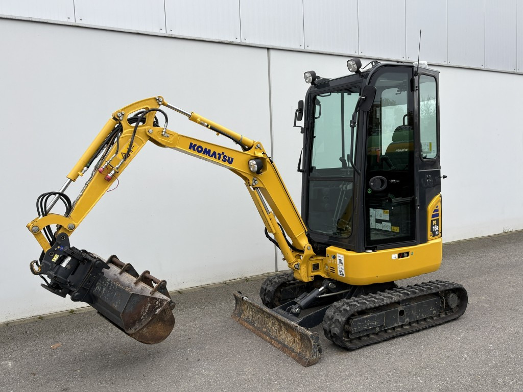 KOMATSU MINIBAGGER PC 16 R-3HS Powertilt 20,40,100 Löffel - Miniexcavadora: foto 1 KOMATSU MINIBAGGER PC 16 R-3HS Powertilt 20,40,100 Löffel - Miniexcavadora: foto 1