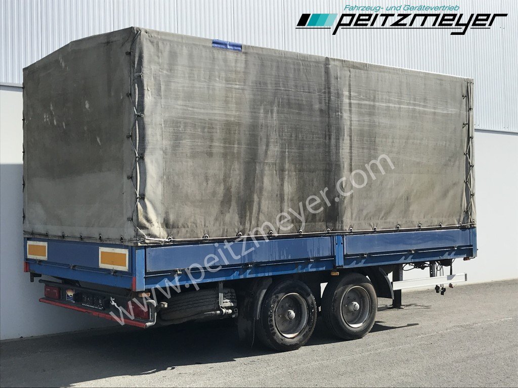 Kraemer, Georg Pritschenanhänger Tandemanhänger 5 m BPW - luft - Remolque con toldo: foto 1 Kraemer, Georg Pritschenanhänger Tandemanhänger 5 m BPW - luft - Remolque con toldo: foto 1