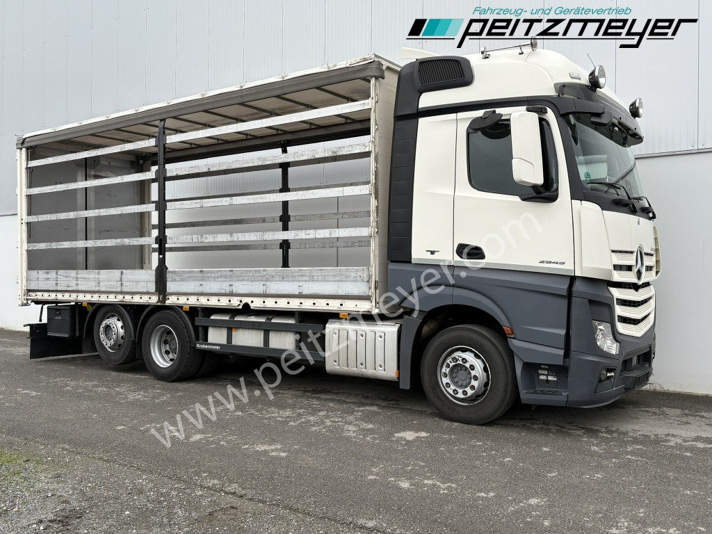 MERCEDES-BENZ Actros 2545 LL Pritsche, Klima, Standklima, PPC, EU 6 MP 4 - Edscha - Camión caja abierta: foto 2 MERCEDES-BENZ Actros 2545 LL Pritsche, Klima, Standklima, PPC, EU 6 MP 4 - Edscha - Camión caja abierta: foto 2