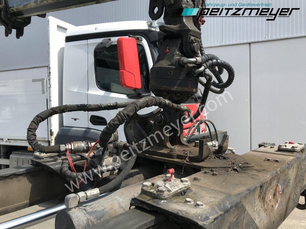 Camión caja abierta, Camión grúa MERCEDES-BENZ Antos 2536 LL Pritsche HMF 2110-L5 5 fach Ausschub mit Steinzange: foto 18