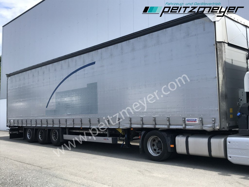 SCHMITZ 3 Achs Pritschenauflieger SCS 24/L-13.62 Mega, Power-Curtain Jumbo, Edscha, RSAB, - Semirremolque lona: foto 3 SCHMITZ 3 Achs Pritschenauflieger SCS 24/L-13.62 Mega, Power-Curtain Jumbo, Edscha, RSAB, - Semirremolque lona: foto 3
