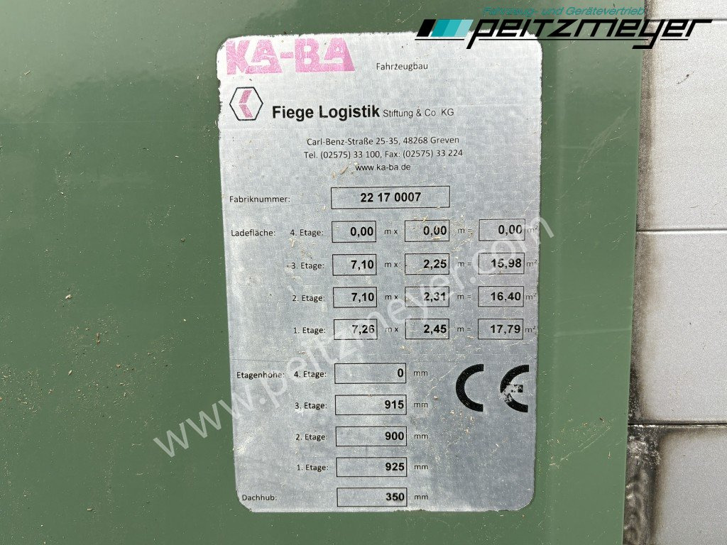 Camión transporte de ganado Scania G 450 6x2, Kaba 3-Stock, Hubdach Lenk + Lift,: foto 26 Camión transporte de ganado Scania G 450 6x2, Kaba 3-Stock, Hubdach Lenk + Lift,: foto 26