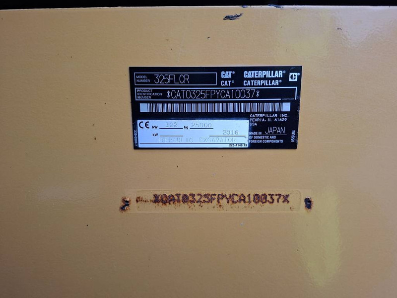 Excavadora de cadenas Cat 325FL CR (With Trimble 3D GPS): foto 7