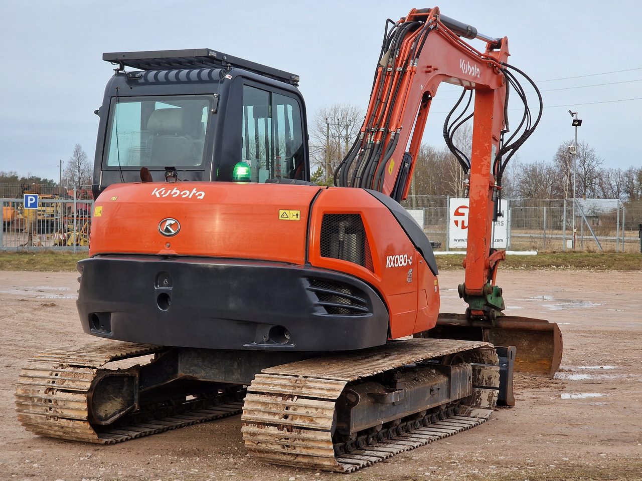 KUBOTA KX080-4. Metal tracks. - Miniexcavadora: foto 4 KUBOTA KX080-4. Metal tracks. - Miniexcavadora: foto 4