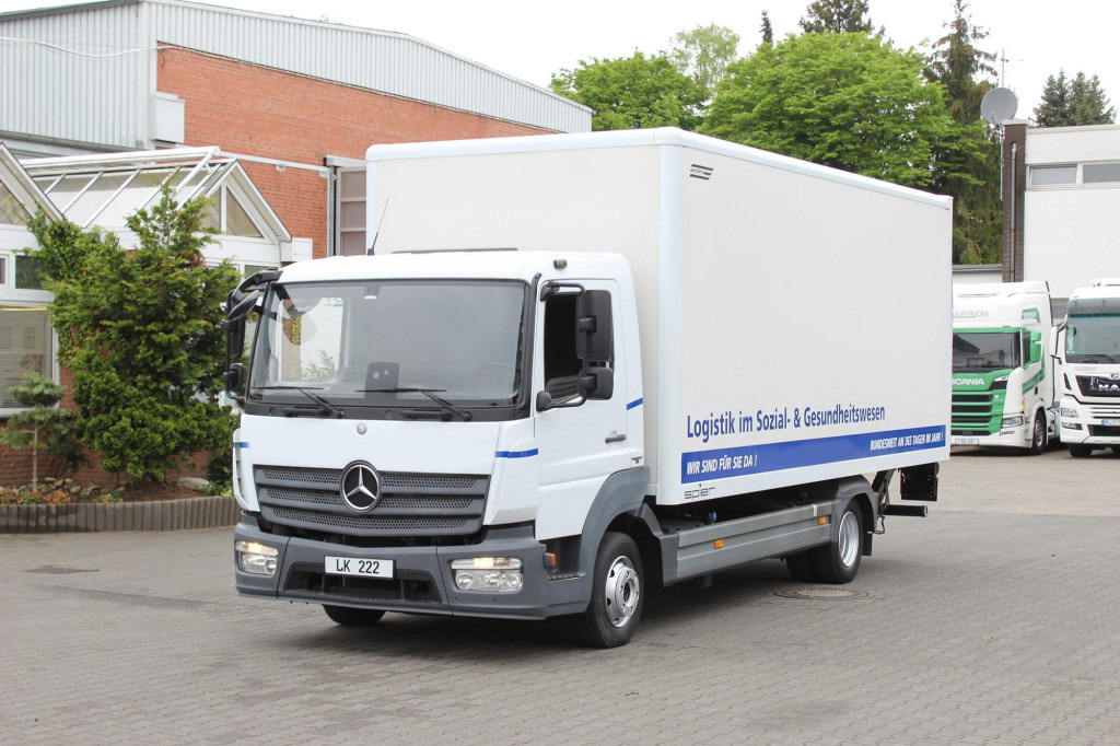Mercedes-Benz Atego 818 E6 Koffer Klima LDW Schalter LBW - Camión: foto 1 Mercedes-Benz Atego 818 E6 Koffer Klima LDW Schalter LBW - Camión: foto 1