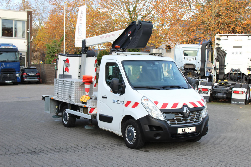 Camión con plataforma elevadora Renault Master  Bühne KLUBB 11m   2 Personen Korb 200kg: foto 9