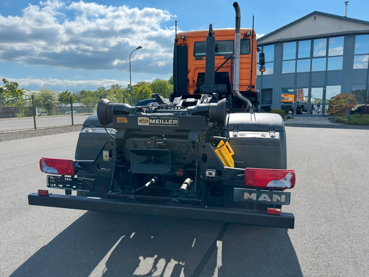 Camión multibasculante MAN TGA 18.350 4x4 Meiler Abroller RK 14.45 Winterd.: foto 12