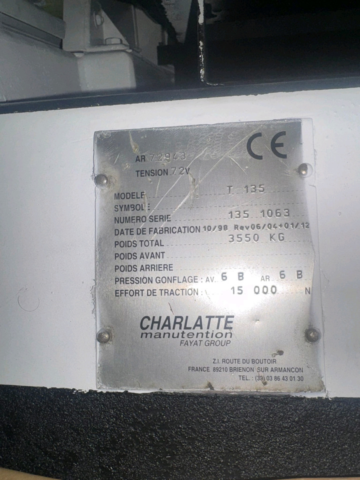 Charlatte 2012 - Tractor de equipaje: foto 3 Charlatte 2012 - Tractor de equipaje: foto 3