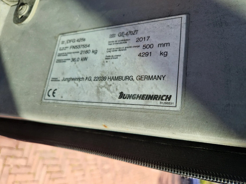 Carretilla elevadora diésel Jungheinrich DFG 425S: foto 10