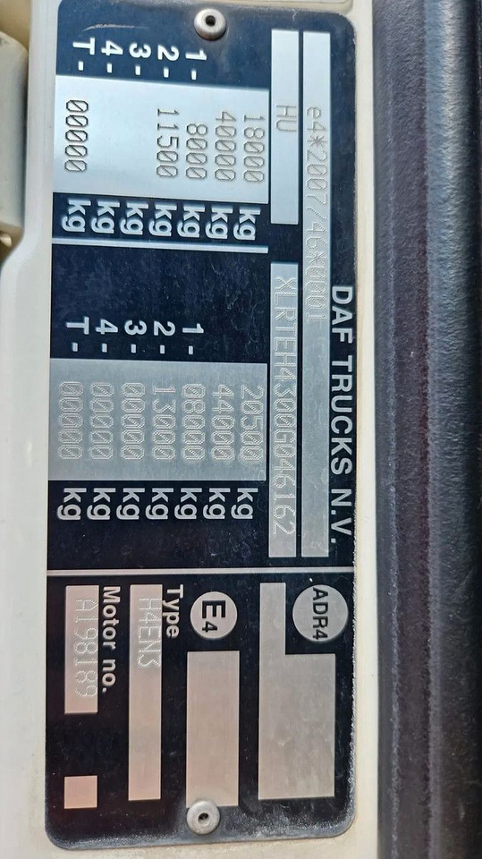 Cabeza tractora DAF XF 460 SSC Retarder Standklima: foto 18 Cabeza tractora DAF XF 460 SSC Retarder Standklima: foto 18