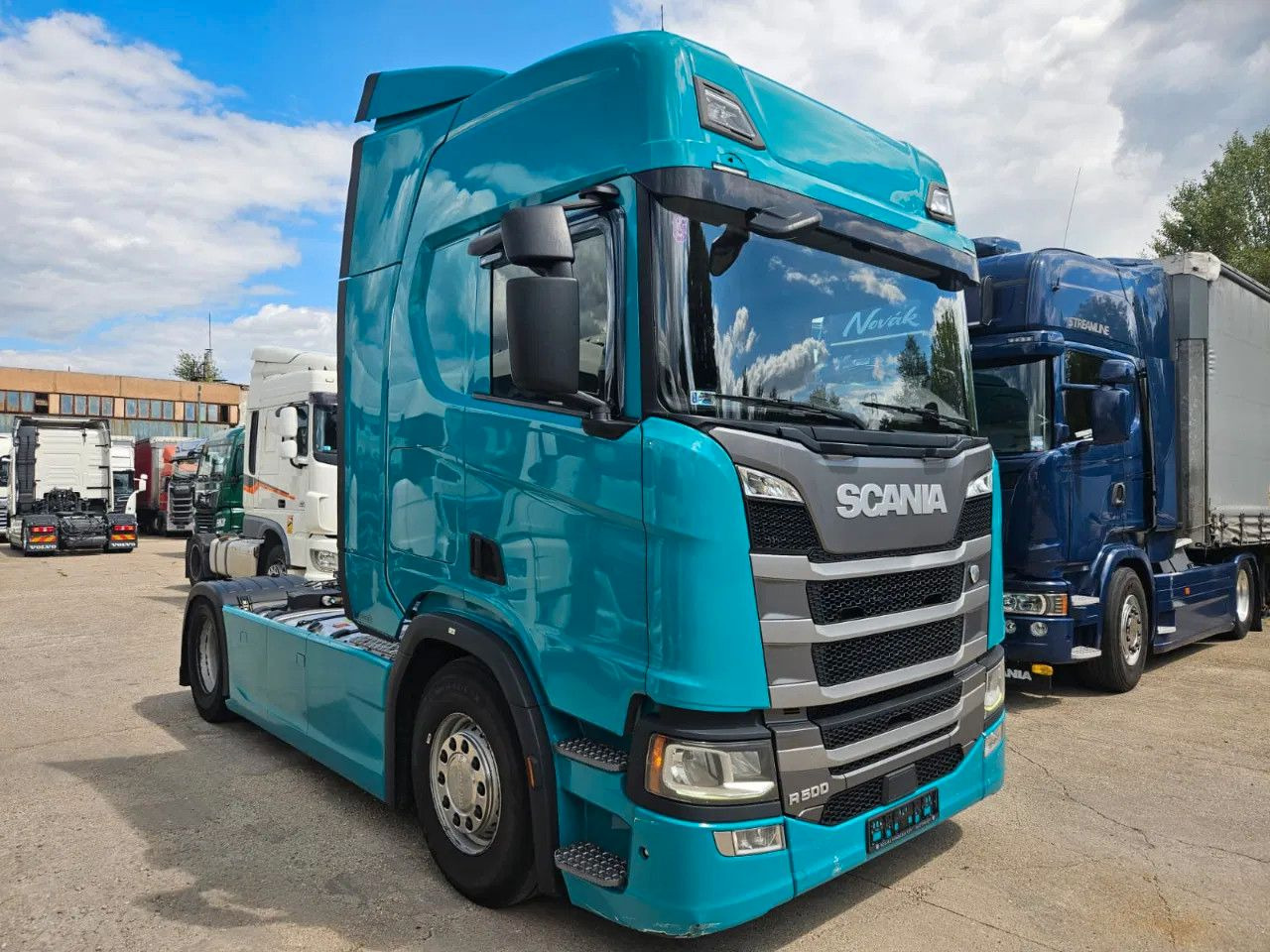 Scania R500 Standard-Turquoise-Standklima-Big NAVI-Hydr - Cabeza tractora: foto 2 Scania R500 Standard-Turquoise-Standklima-Big NAVI-Hydr - Cabeza tractora: foto 2