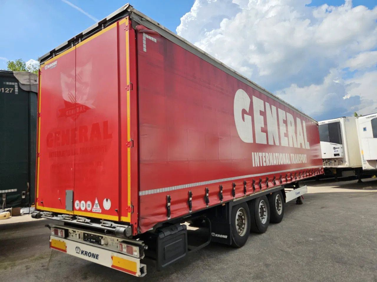 Krone SD XL Code, Lifting Axle A - Semirremolque lona: foto 5 Krone SD XL Code, Lifting Axle A - Semirremolque lona: foto 5