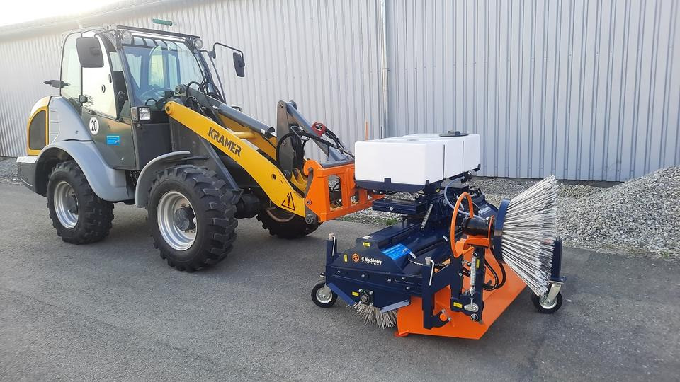 Barredora cucharón Kehrmaschine 1,2 1,5, 1,8m 2,3m Schlepper Radlader Teleskoplader: foto 6