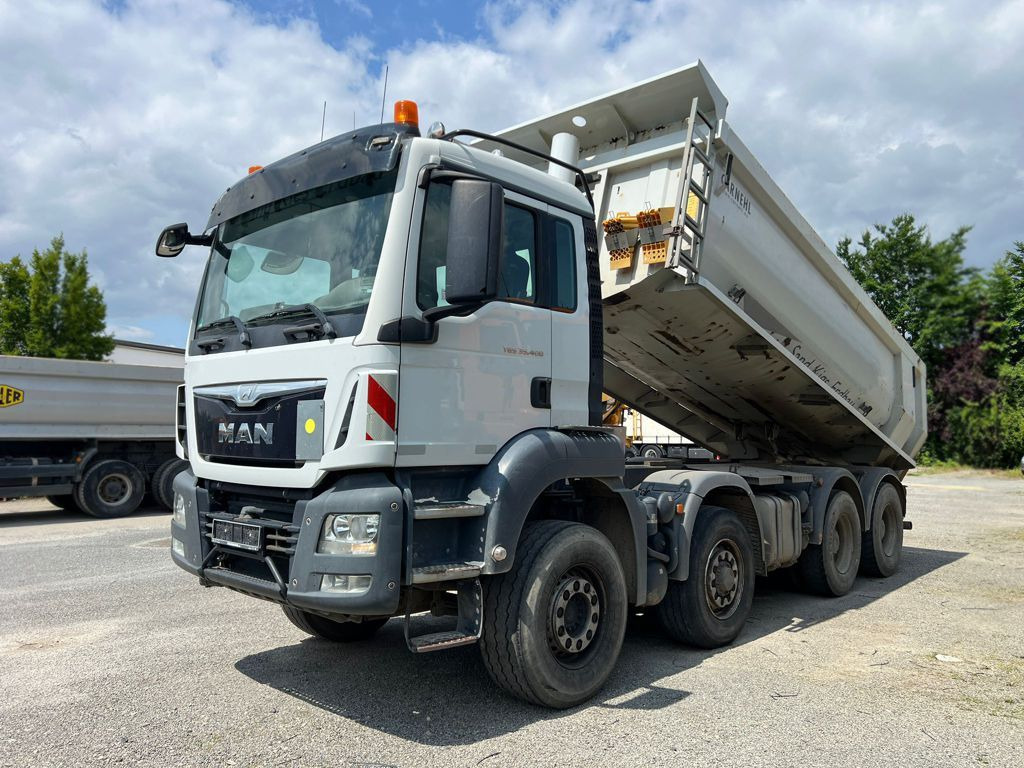 MAN TG-S 35.400 8x6H 4 Achs Muldenkipper Carnehl - Camión portacontenedor de cadenas: foto 1 MAN TG-S 35.400 8x6H 4 Achs Muldenkipper Carnehl - Camión portacontenedor de cadenas: foto 1
