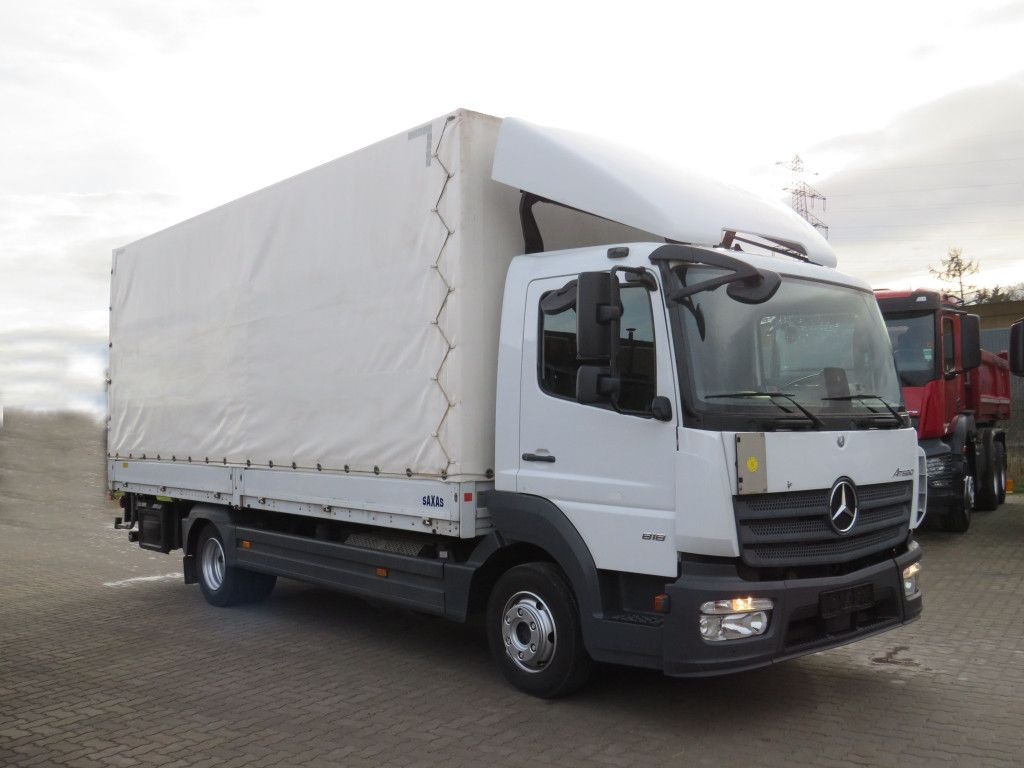 Mercedes-Benz Atego 818 L Pritsche LBW LBW 1 to AHK+Luftans - Furgoneta con lona: foto 2 Mercedes-Benz Atego 818 L Pritsche LBW LBW 1 to AHK+Luftans - Furgoneta con lona: foto 2
