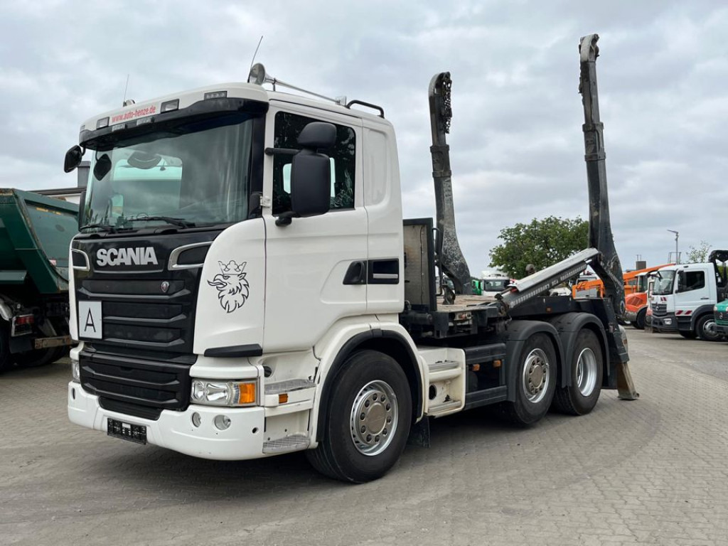 SCANIA (S) G 440 6x2 Absetzkipper Gergen+Funk - Camión portacontenedor de cadenas: foto 1 SCANIA (S) G 440 6x2 Absetzkipper Gergen+Funk - Camión portacontenedor de cadenas: foto 1