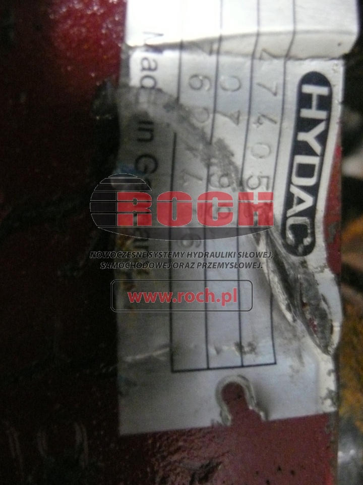 HYDAC 474058 7621476 + HYDROAKUMULATORY 0,75L - Válvula hidráulica: foto 1 HYDAC 474058 7621476 + HYDROAKUMULATORY 0,75L - Válvula hidráulica: foto 1
