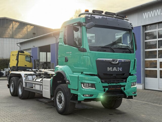 MAN TGS 28.480 6x4 Abrollkipper Meiller RS21.65 - Camión multibasculante: foto 1 MAN TGS 28.480 6x4 Abrollkipper Meiller RS21.65 - Camión multibasculante: foto 1