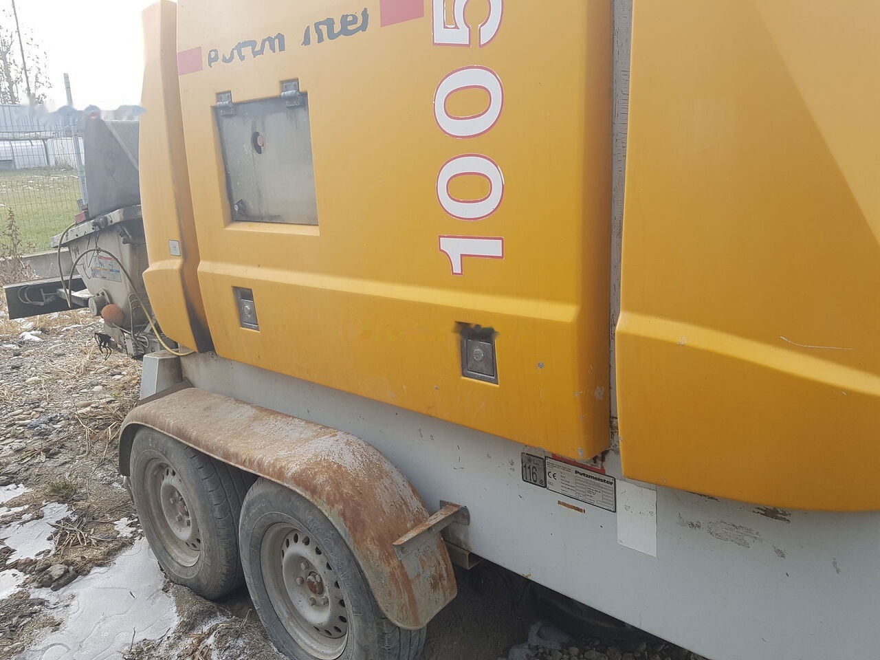 Putzmeister 1005 - Bomba de hormigon estacionaria: foto 1 Putzmeister 1005 - Bomba de hormigon estacionaria: foto 1