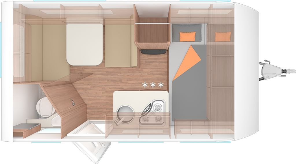 Weinsberg CaraOne 390 QD Auflastung 1350 kg - Caravana: foto 2 Weinsberg CaraOne 390 QD Auflastung 1350 kg - Caravana: foto 2