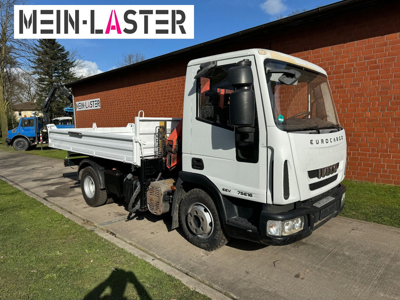 Iveco ML75E16 3 S-Kipper Kran PK 9,4m-550 kg Greifer - Furgoneta basculante: foto 2 Iveco ML75E16 3 S-Kipper Kran PK 9,4m-550 kg Greifer - Furgoneta basculante: foto 2