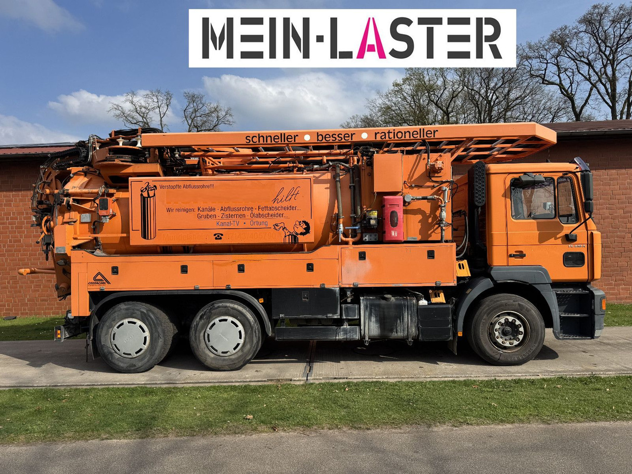 MAN FE 410 Assmann Saug HD Spüler Recycling + FB. - Limpieza de alcantarillado: foto 3 MAN FE 410 Assmann Saug HD Spüler Recycling + FB. - Limpieza de alcantarillado: foto 3