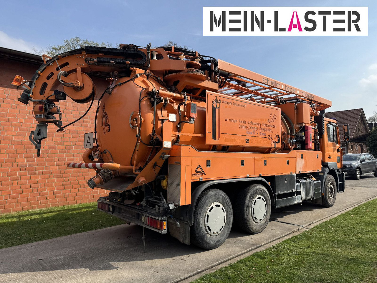 MAN FE 410 Assmann Saug HD Spüler Recycling + FB. - Limpieza de alcantarillado: foto 5 MAN FE 410 Assmann Saug HD Spüler Recycling + FB. - Limpieza de alcantarillado: foto 5