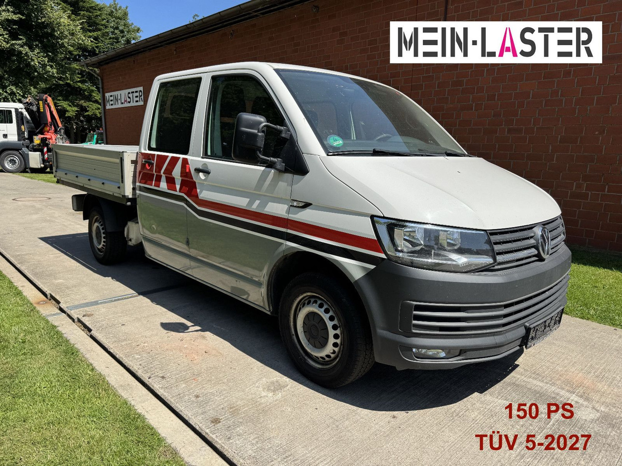 Volkswagen VW T6 2.0 TDI Doka Pritsche 6 Sitzer TÜV 5-27 - Furgoneta caja abierta, Furgoneta combi: foto 1 Volkswagen VW T6 2.0 TDI Doka Pritsche 6 Sitzer TÜV 5-27 - Furgoneta caja abierta, Furgoneta combi: foto 1