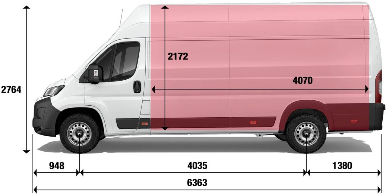 Furgón Fiat Ducato  35H L4H3 140 Kastenwagen 2025: foto 6